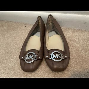 Michael Kors logo moccasin